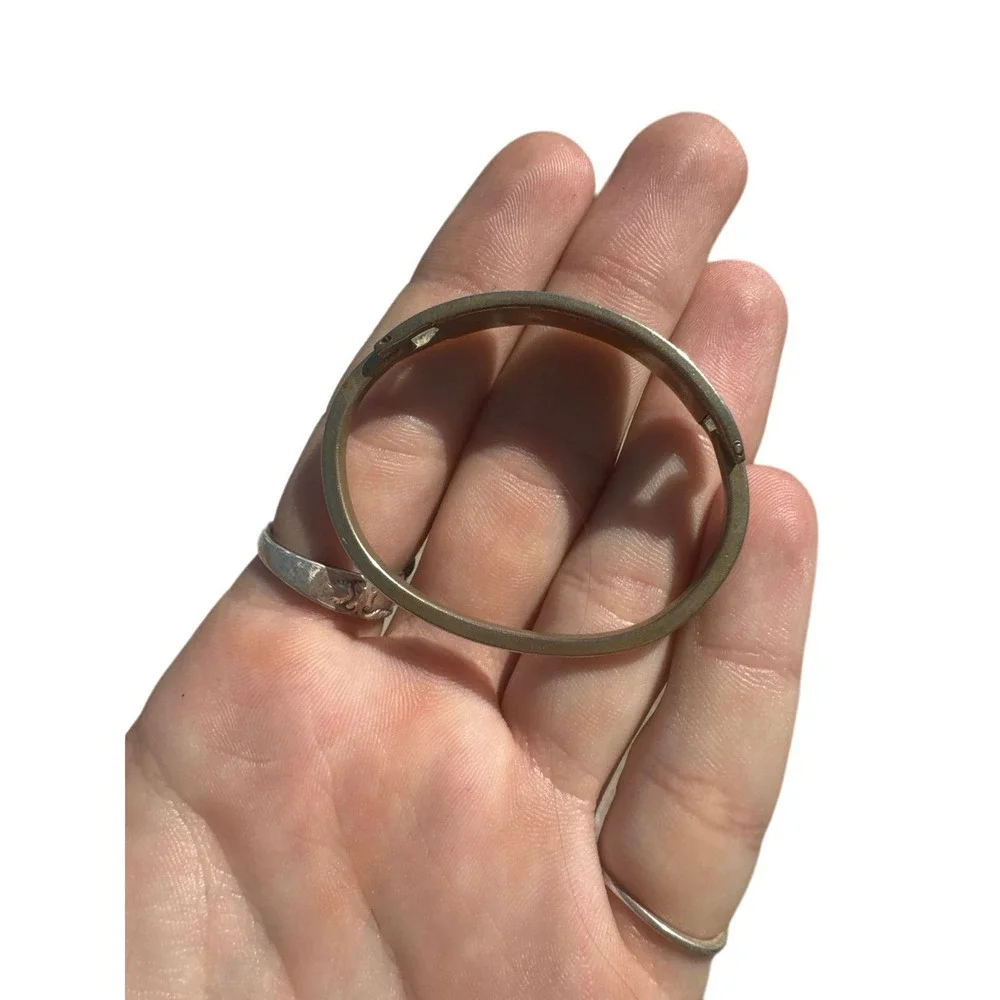 Vintage Alpaca Mexico Baby Bracelet